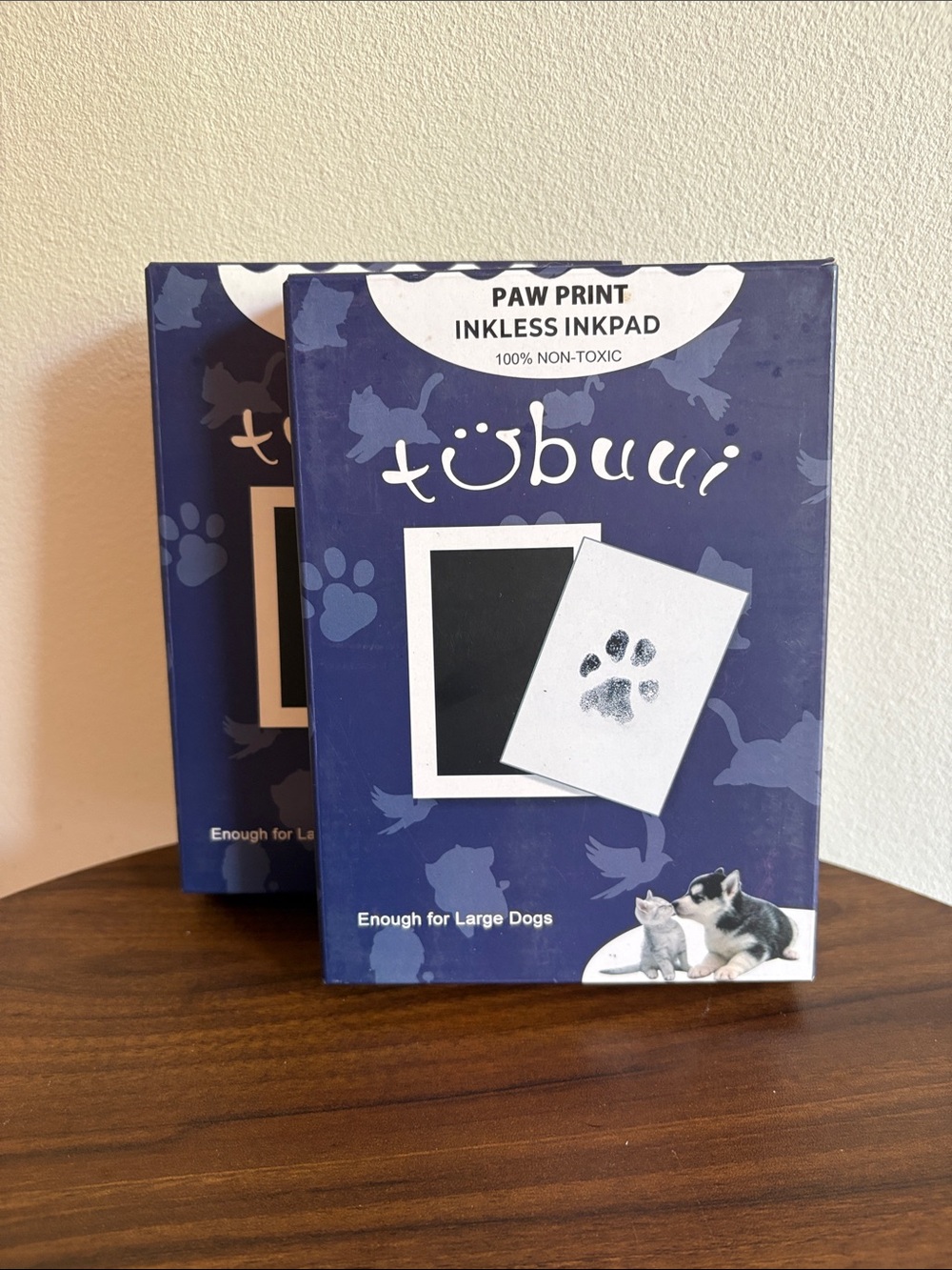 *2 PACK* Paw Print Inkless Inkpad for Dogs - Navy Blue